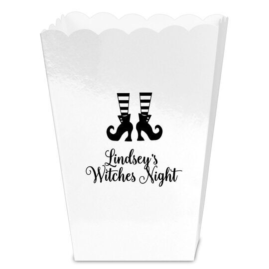 Witches Shoes Mini Popcorn Boxes